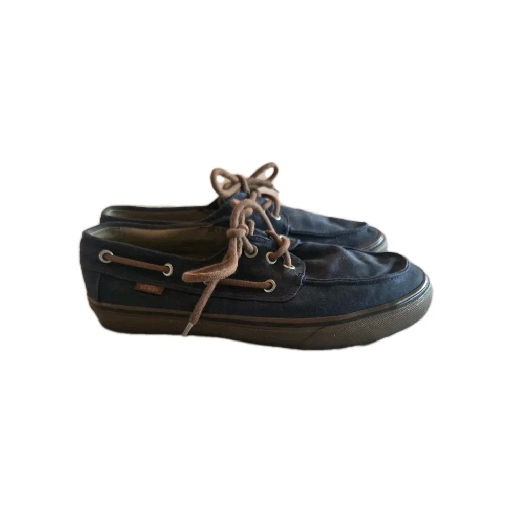 VANS Men's Blue Canvas Skate Shoes Size US 8.5